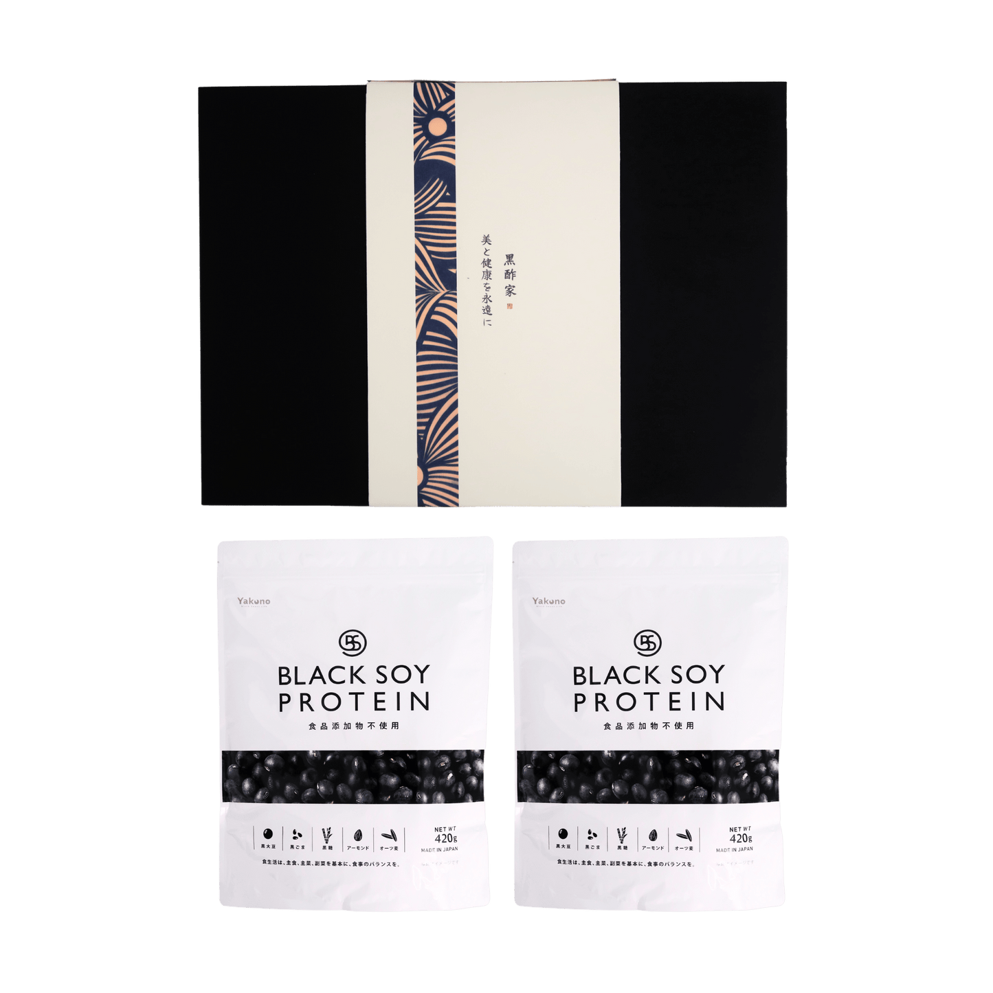 禮盒 - 日本黑豆蛋白粉 (420克 大裝) 2包