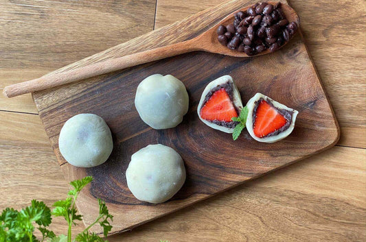 【丹波黑豆草莓大福】食譜