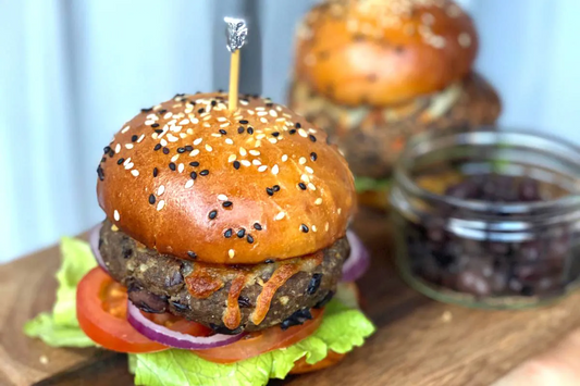 【素食黑豆漢堡】食譜