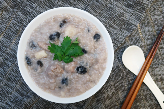 【黑豆排骨山藥粥】食譜