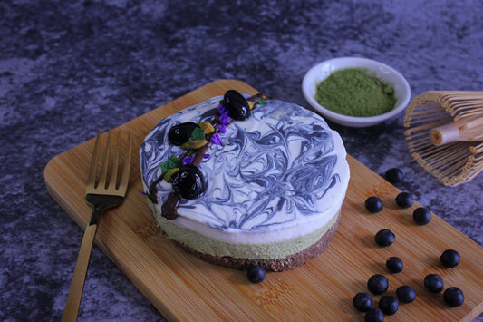 【蜜漬黑豆抺茶豆腐芝士蛋糕】食譜