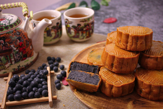 【竹炭黑豆沙月餅】食譜