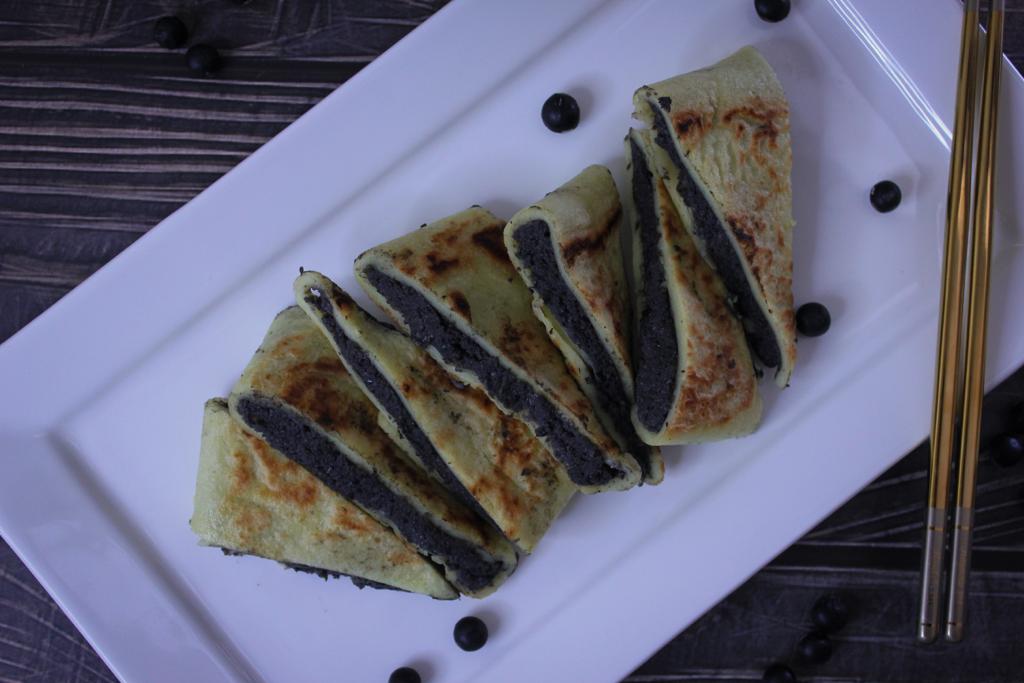 【黑豆沙鍋餅】食譜