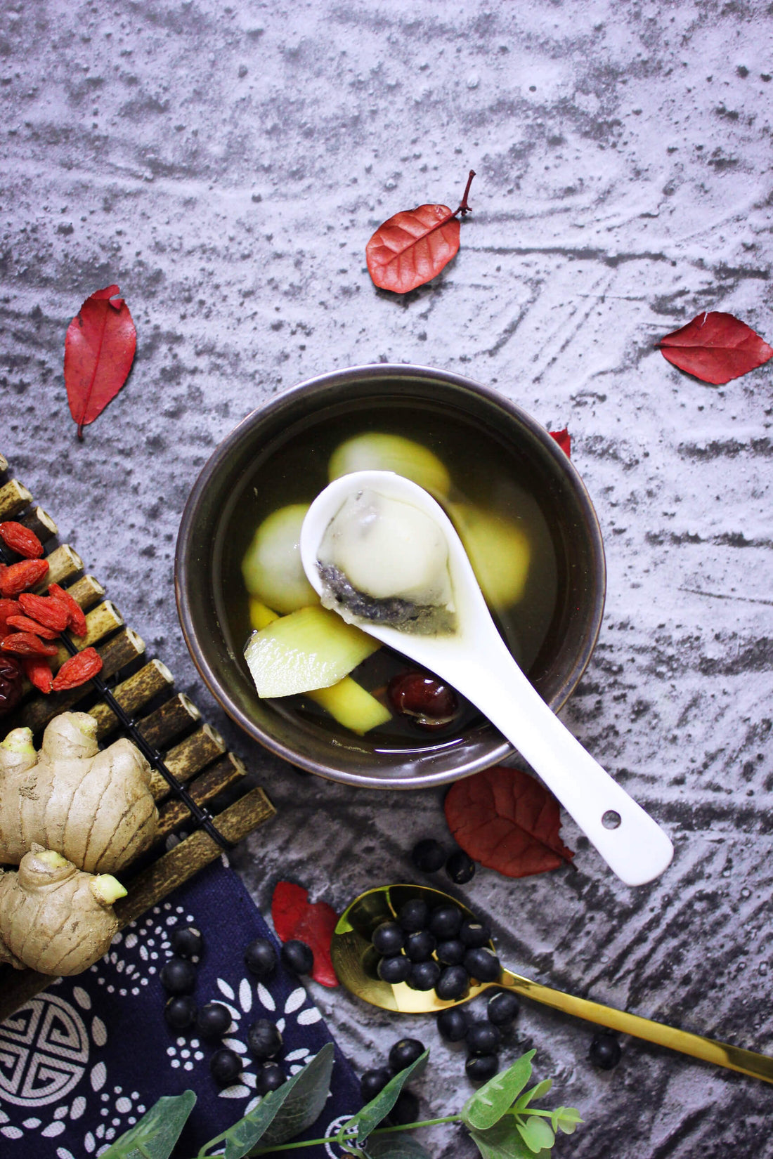 【黑豆沙湯圓】食譜