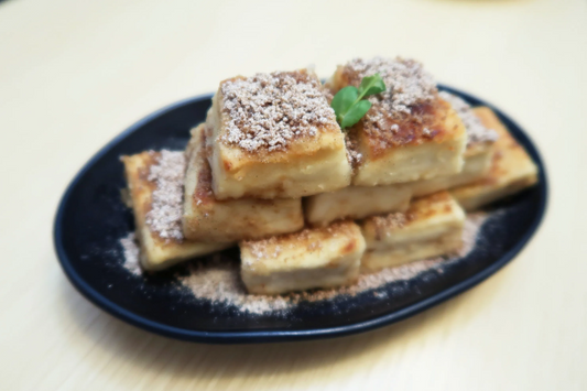 【高野豆腐配丹波黑豆粉】食譜