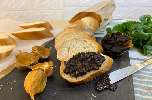 【黑蒜蓉包】食譜