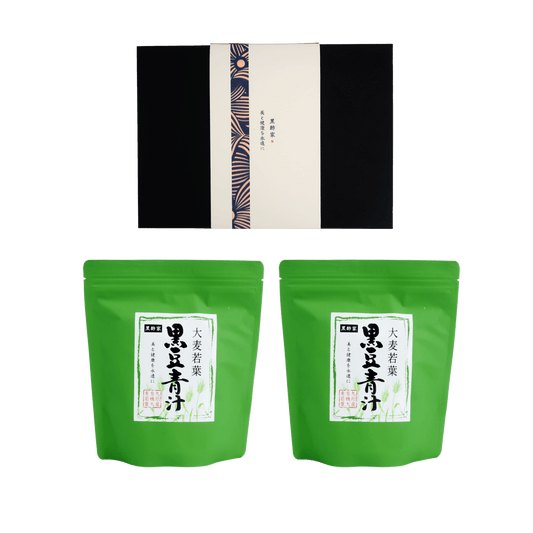 禮盒 - 日本大麥若葉黑豆青汁（大裝 135克/包) 2包
