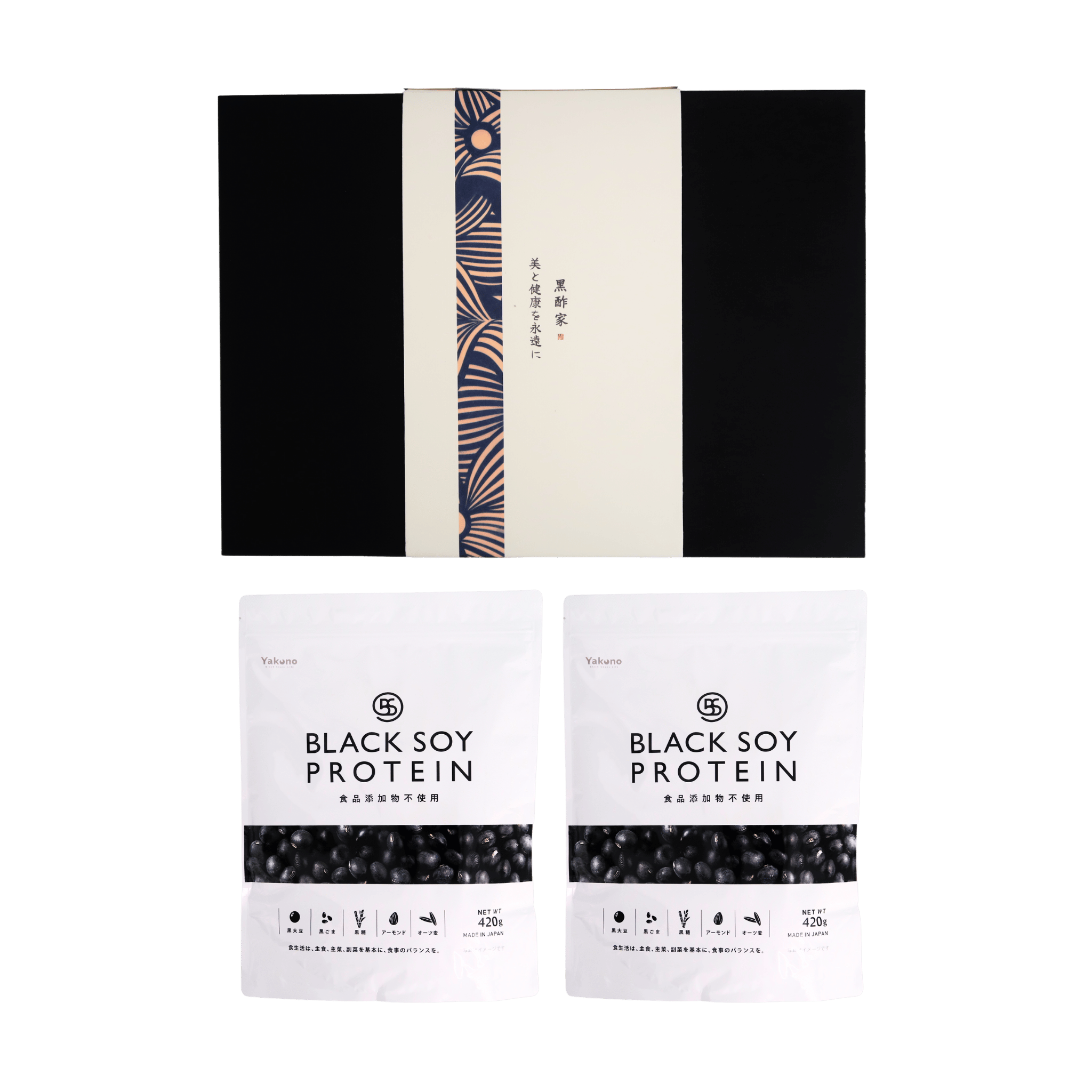 禮盒 - 日本黑豆蛋白粉 (420克 大裝) 2包