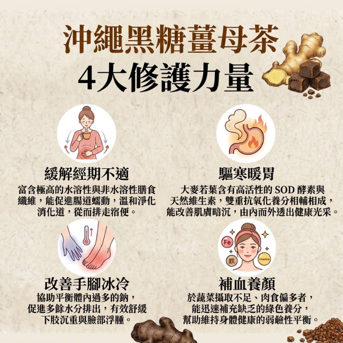 日本沖繩黑糖薑母茶 (激辛) (540克 大裝)（賞味期限 2027/01/31）（原價$258）