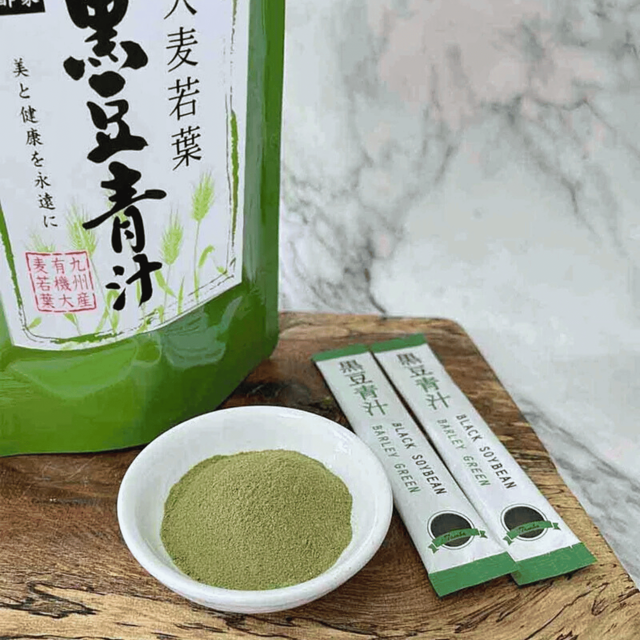 日本大麥若葉黑豆青汁 (135克/45條 大裝)