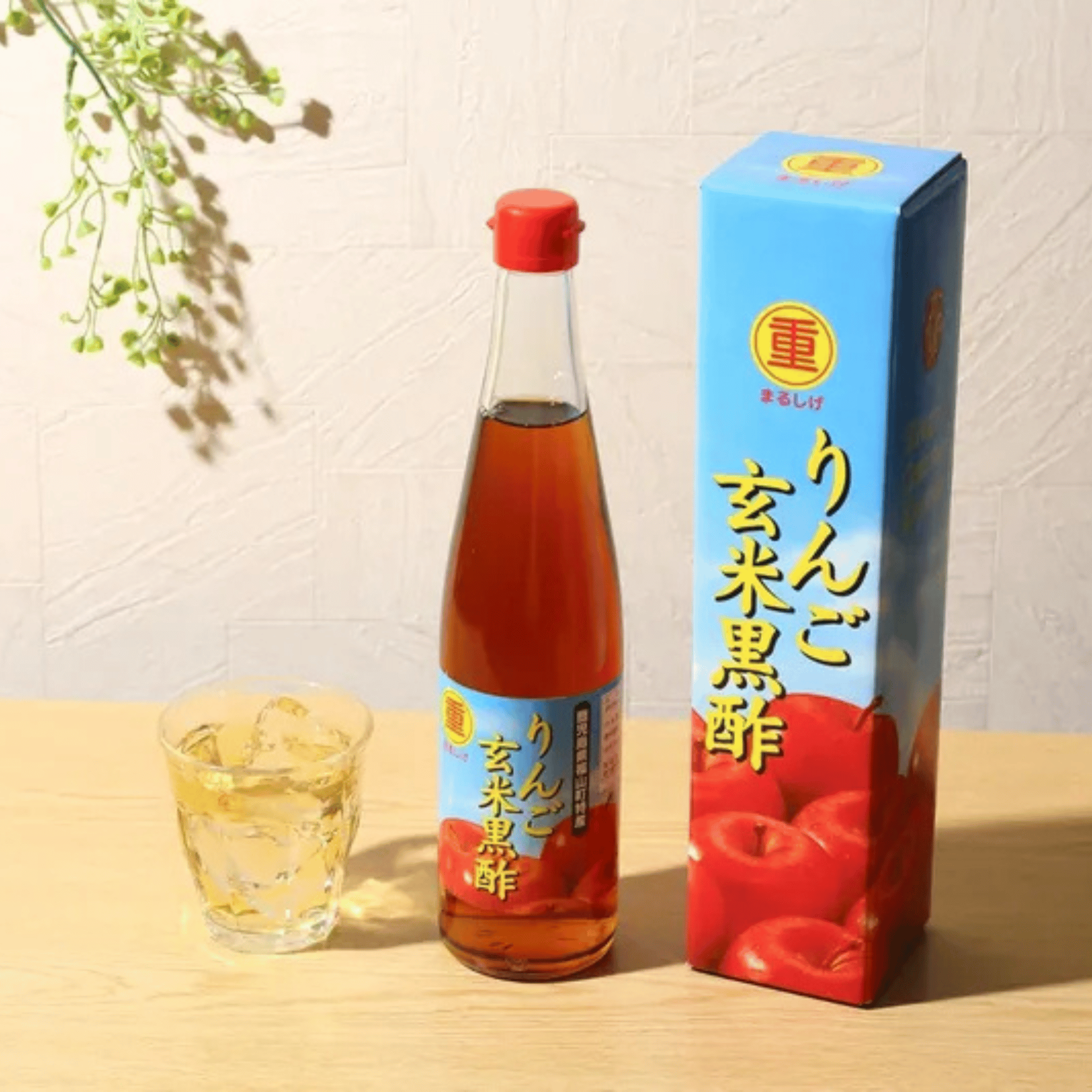 日本鹿兒島まるしげ蘋果黑醋 (500毫升)