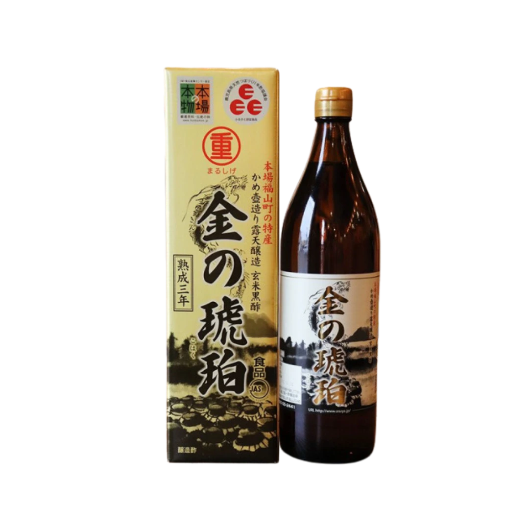 日本鹿兒島金の琥珀玄米黑醋 (900毫升)