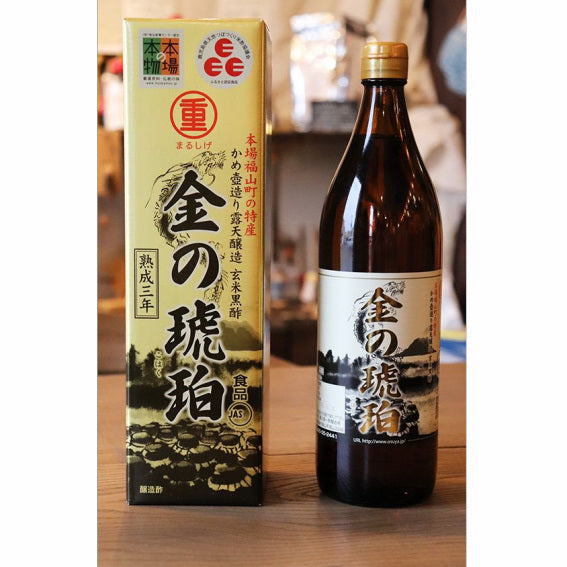 日本鹿兒島金の琥珀玄米黑醋 (900毫升)